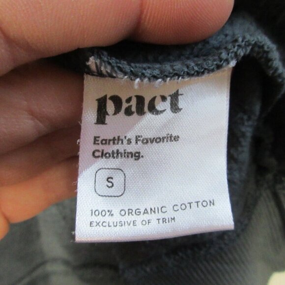 Pact Hooded Jacket Womens S Dark Blue Cotton Full Zip Long Sleeve Casual 590 - Picture 3 of 11